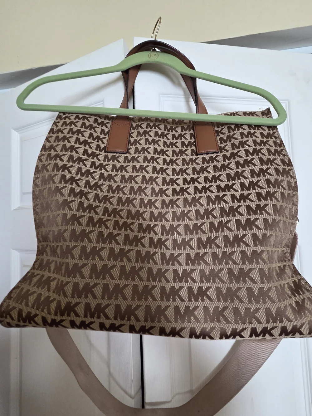 Michael Kors Brown Logo Tote Bag
